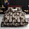 Market Fairy Floral Glace Cotton Fitted Bedsheet, Queen Size (90 x 100 inch) with 2 Big Pillow Covers